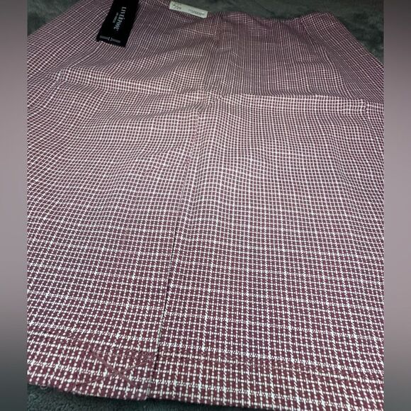 NWTs Liverpool Plaid Pencil Skirt Size 8 Petite - Picture 5 of 8